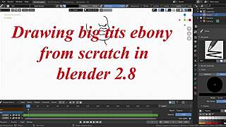 man, drawin big tit ebony in blender, so hot!