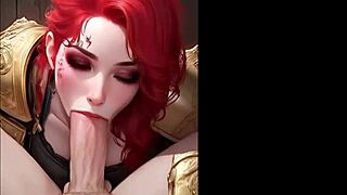 Eepol takes on Malenia in Elden Ring with blowjob and doggystyle hentai action