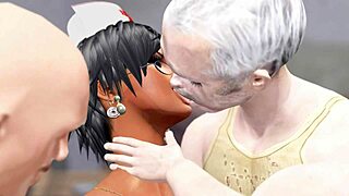 Young nurse faces seduction and fingering in hospital group trouble.