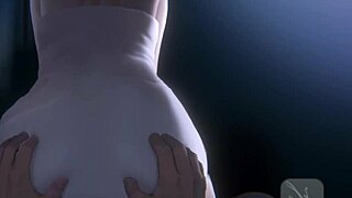 Gameplay sister sit on cock watching tv hentai game