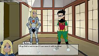 I love playing 18Titans part 38 with all the teen parody animations.