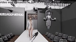 Sexy Brunette in Fallout 4 Hentai Fashion 208