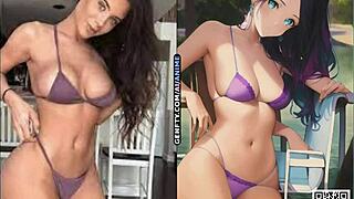 Adult Film Actresses Transformed into Sexy Anime Boobs Compilation Edition 13