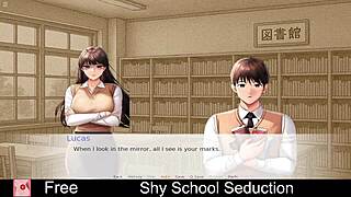Shy Schoolgirl Seduces in Erotic Hentai Game