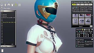 Captivating 3D Anime Solo Scene