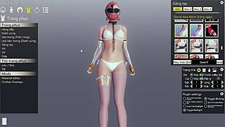 Captivating 3D Anime Solo Scene