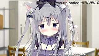 Amairo chocolata common route features ecchi scene 1 with Chieri Yukimura in English