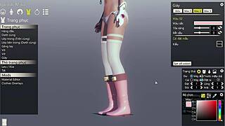 Captivating 3D Anime Solo Scene