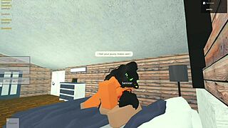 Pelacur Roblox, lo tahu lo pengen kontol besar ini di pantat dan mulut lo yang berantakan.