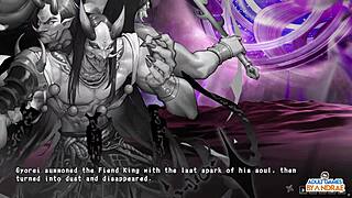 ep21 finale manari vs gyorei: half-demon shinobi, your big tits and squirting got me hooked!