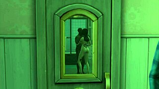 In Sims4, the curvy wife cheats with big black cock in episode 4