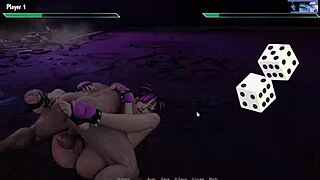 Juri dominates every sex scene in this Street Fighter hentai parody. Part 1 reveals her fierce moves on the street.