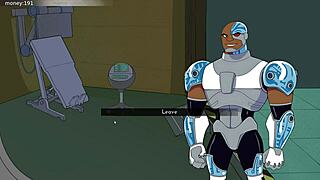 I love playing 18Titans part 38 with all the teen parody animations.