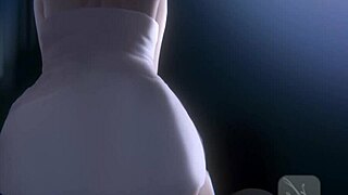 Gameplay sister sit on cock watching tv hentai game