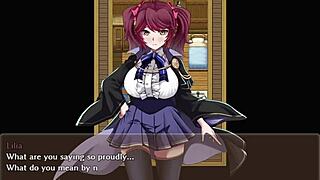 Watch the witch and her disciples Lilia get creampied with big tits!