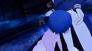 hey, wanna dive into this vr erotic roleplay with naoto and cross-dressed v-kun?