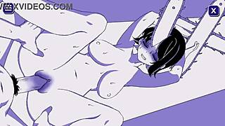 Fucking A Chainsaw Girl In Bondage Hentai Erotic Scene
