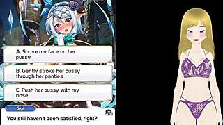 Big Tits Anime Girl Gets Pussy Licked and Fingered in Public Park