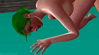 Horny College Girl With Big Tits Gets Fucked Hard In 3d Animation Action! What A Boobs Ride!