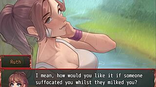 Harem in another world hentai game with rainy cute date. Cuckold risk adds spicy thrill!