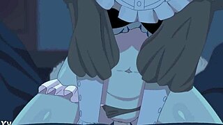 my dress up darling turns into hentai succubus marin for wild action!