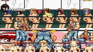 Hentai Mugen Rogue: Cena intrigante de grupo de super-heróis da Marvel