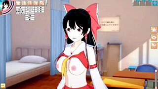 big tits 3d anime with blowjob and handjob action