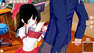 big tits 3d anime with blowjob and handjob action