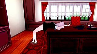 Fujiwara Chika and Shirogane Kei Share a Subtle 3D Rule 34 Animation Moment