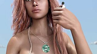 O bog, ona požira ta ogromen vore v bikiniju iz perspektive, kot whoa