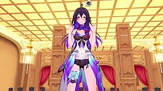 Seele from Honkai Star Rail gets wild in 3D hentai animations 😏