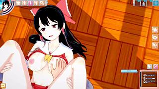 big tits 3d anime with blowjob and handjob action