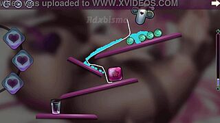 cute honey hentai game part 5 with hairless pussy and shaved ass