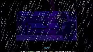 hentai game sword art online kirito cheated with hardcore anal missionary