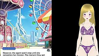 Big Tits Anime Girl Gets Pussy Licked and Fingered in Public Park