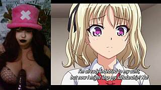She settles in as the hotwife with big tits, casually watching JK to Ero Konbini Tenchou episode 1 hentai anime.