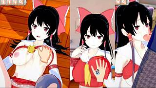 big tits 3d anime with blowjob and handjob action