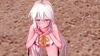 Whoa, check out this 3D Rule 34 animation of Witch's Journey with Elaina getting wild in hentai anime style! 🔥✨