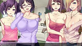 visual novel zero chastity follows kurumi route with twin sluts in action