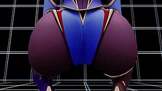 Big ass hentai action with intense focus on curves