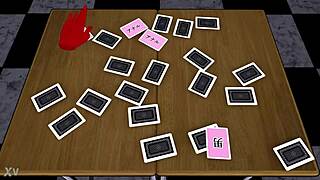Two Lycoris Characters Play Intense Memory Card Game In Rule 34 Animation Setup