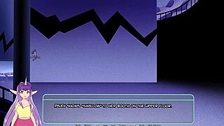 In gotham part 1, the goth brunette explores something unlimited with big tits in hentai.