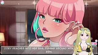 Zoey Explores Nightclub Secrets With Fortnite DLC Trials In Hentai Anime Scenes