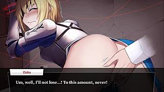 zizka h-scene 03 in fate empire of dirt shows blonde bdsm crossdressing roleplay in costumes