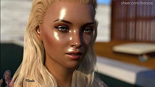Blonde Tries Quiet Orgasm in Public Pool but Pussy Juice Mixes Water Become Rockstar Emma 2