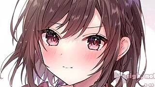 shinonome ena gives light femdom joi with jerk off instructions in game