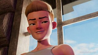 First anal pounding for that hot perv magician babe!