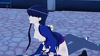komi san gets hentai action here