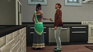 قصة زوجين هنديين حديثي الزواج في ليلتهم الأولى معاً