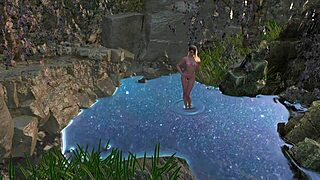 Sucking stranger's dick while hiking outdoors - he pounded me hard.
